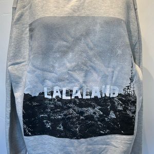 Lalaland Los Angeles crewneck oversized sweatshirt with fleece lining